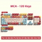Loong Year Good Luck 104+16 / 34 / 54 MDA MCA Profile Keycap Set Cherry MX PBT Dye-subbed for Mechanical Gaming Keyboard
